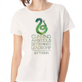 Slytherin Crest Logo Tumblr Hipster Quote Women'S T Shirt