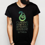 Slytherin Crest Logo Tumblr Hipster Quote Men'S T Shirt