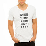 Smells Like The Only Nirvana Song You Know Slogan Men'S V Neck