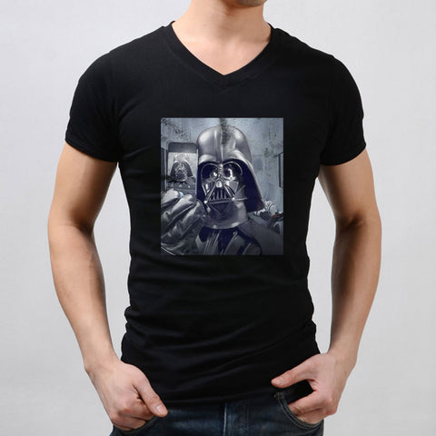 Star Wars Darth Vader Selfi Men'S V Neck