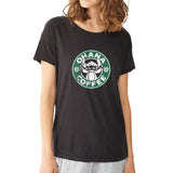 Stitch Ohana Cute Starbucks Coffe Logo Women'S T Shirt