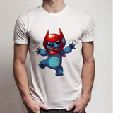 Stitch With A Baymax Helmet Men'S T Shirt