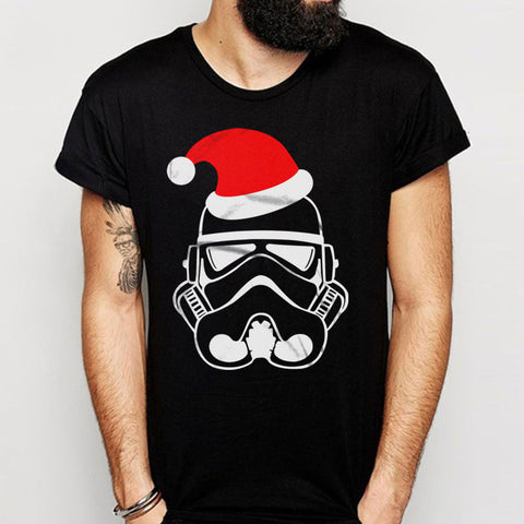 Storm Trooper Wearing Christmas Hat Funny Men'S T Shirt