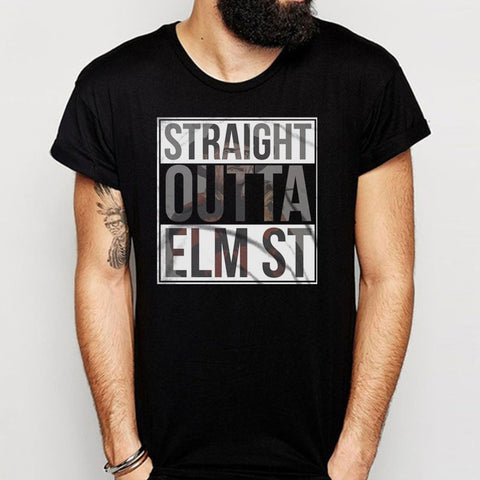 Straight Outta Elm Street Freddy Kreuger Horor Movie Men'S T Shirt