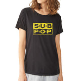Sub Pop Records Logo Women'S T Shirt