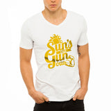 Suns Out Guns Out Funny Men'S V Neck