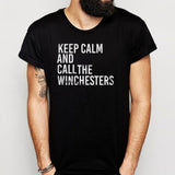 Supernatural Keep Calm And Call The Winchesters Men'S T Shirt