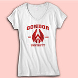 The Hobbit Gondor University Women'S V Neck