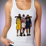 Kobe Bryant X Michael Jordan X Lebron James Shirt Women'S Tank Top