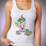 Unicorn Weightlifting Funny Style Art Women's Tank Top