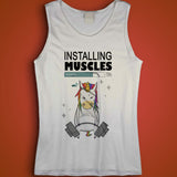Unicorn Weightlifting Installing Musdcles 73 Percent Men's Tank Top
