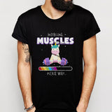Unicorn Weightlifting Installing Musdcles Men's T shirt