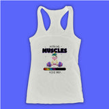 Unicorn Weightlifting Installing Musdcles Women's Tank Top Racerback