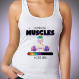 Unicorn Weightlifting Installing Musdcles Women's Tank Top