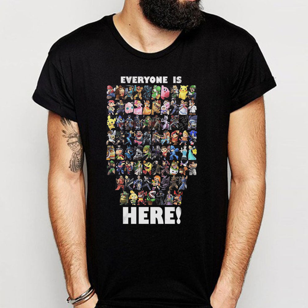 Begyndelsen Takke Komprimere Everyone Is Here Super Smash Bros Ultimate Men'S T Shirt – BlacksWhite
