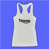 Triumph Classic Logo Motorcycle Women'S Tank Top Racerback