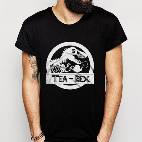 Tea Rex Smile Logo Men'S T Shirt