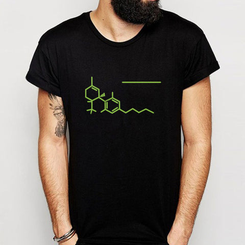 Thc Molecule Logo Men'S T Shirt
