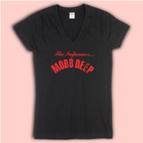 The Infamous Mobb Deep Red Logo Women'S V Neck