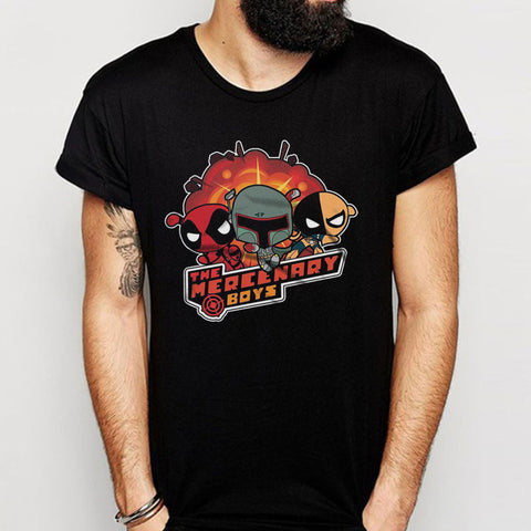 The Mercenary Boys Ft Deadpool Men'S T Shirt
