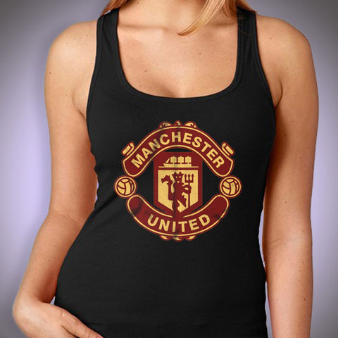 The Red Devile Manchester United Logo Women'S Tank Top