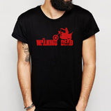 The Walking Dead  Biker Daryl Logo Men'S T Shirt