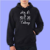 The Mountains Are Calling Climbing Hiker Men'S Hoodie