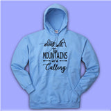 The Mountains Are Calling Climbing Hiker Men'S Hoodie
