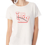 Thin Lizzy Rock Band Classic Logo Women'S T Shirt