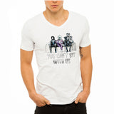 Tim Burton You Cant Sit With Us Men'S V Neck
