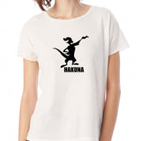 Timon And Pumbaa Silhouette Disney Lion King Inspired Hakuna Matata Set 1 Women'S T Shirt