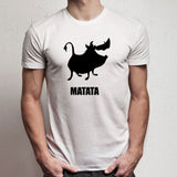 Timon And Pumbaa Silhouette Disney Lion King Inspired Hakuna Matata Set 2 Men'S T Shirt