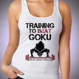 Training Insaiyan Gym To Beat Goku Women'S Tank Top