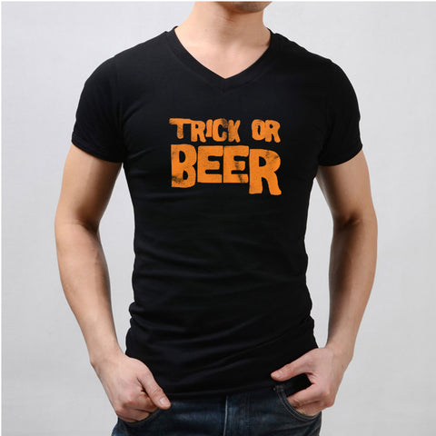 Trick Or Beer Men'S V Neck