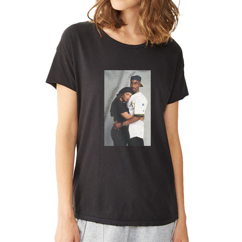 Tupac 2Pac And Janet Jackson Women'S T Shirt