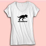 Unclesaurus Rex Uncle To Be T Rex Best Uncle Funny Saying Cool Gift Women'S V Neck