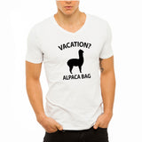 Vacation Alpaca Bag Men'S V Neck
