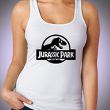 Vintage Style Jurassic Park Burgundy Women'S Tank Top