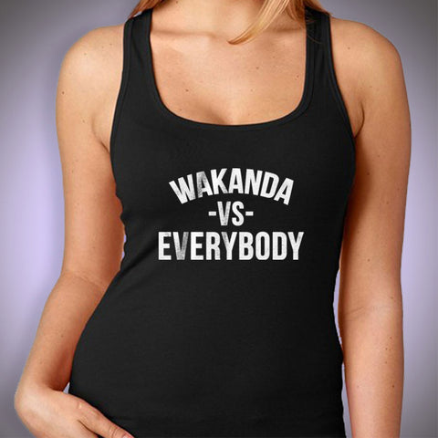 Wakanda Vs Everybody Logo Women'S Tank Top