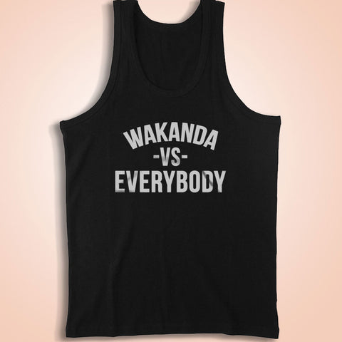 Wakanda Vs Everybody Logo Men'S Tank Top
