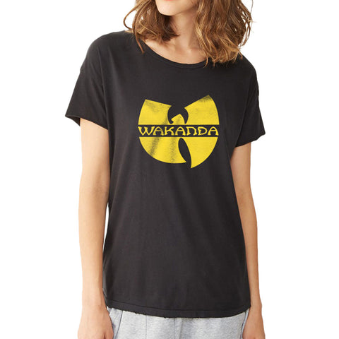 Wakanda Wu Tang Logo Women'S T Shirt