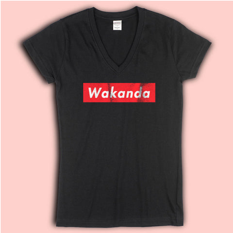Wakanda Women'S V Neck