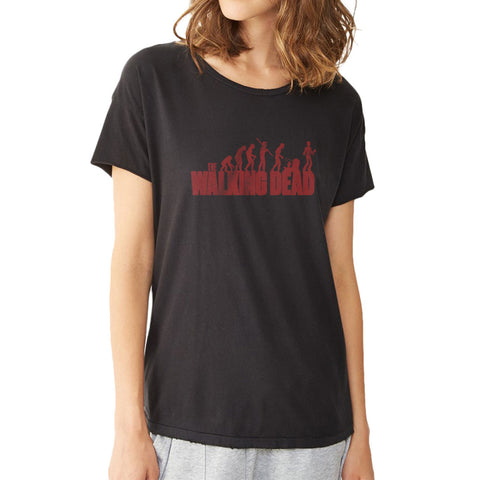 Walking Dead Typography Shirt Women'S T Shirt