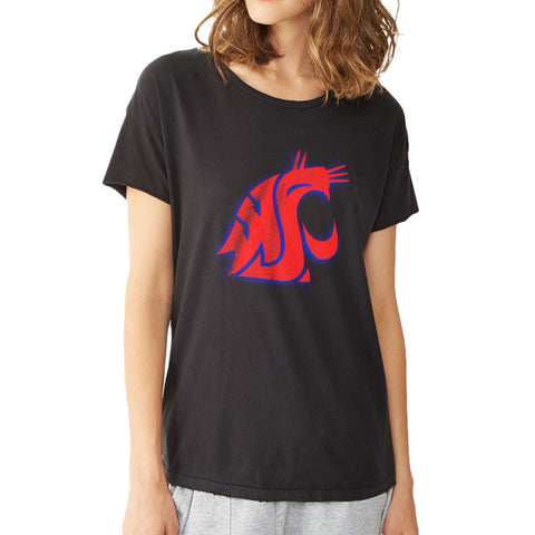 Washington State Cougars Logo Women'S T Shirt