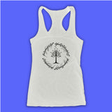 White Tree Gondor Lord Of The Rings Women'S Tank Top Racerback