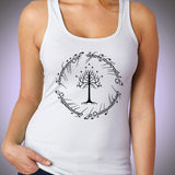 White Tree Gondor Lord Of The Rings Women'S Tank Top