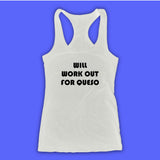 Will Work Out For Queso Women'S Tank Top Racerback