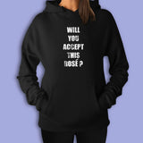 Will You Accept This Rose The Bachelorette Tv Show Women'S Hoodie