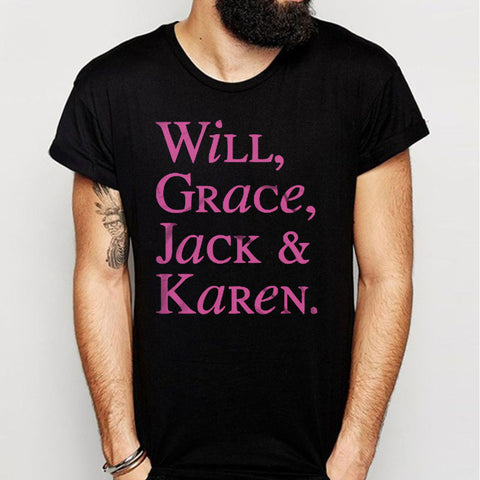 Will And Grace Jack  Karen Short Sleeve Men'S T Shirt