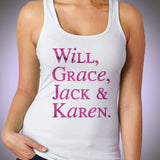 Will And Grace Jack  Karen Short Sleeve Women'S Tank Top